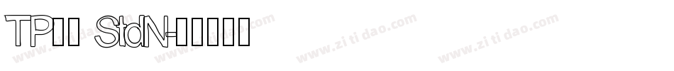 TP明朝 StdN字体转换